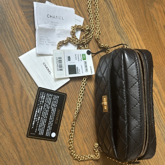 Chanel Reissue Small Crossbody or Shoulder Bag Aged Calfskin Gold Hardware NEW! - Picture 8 of 10